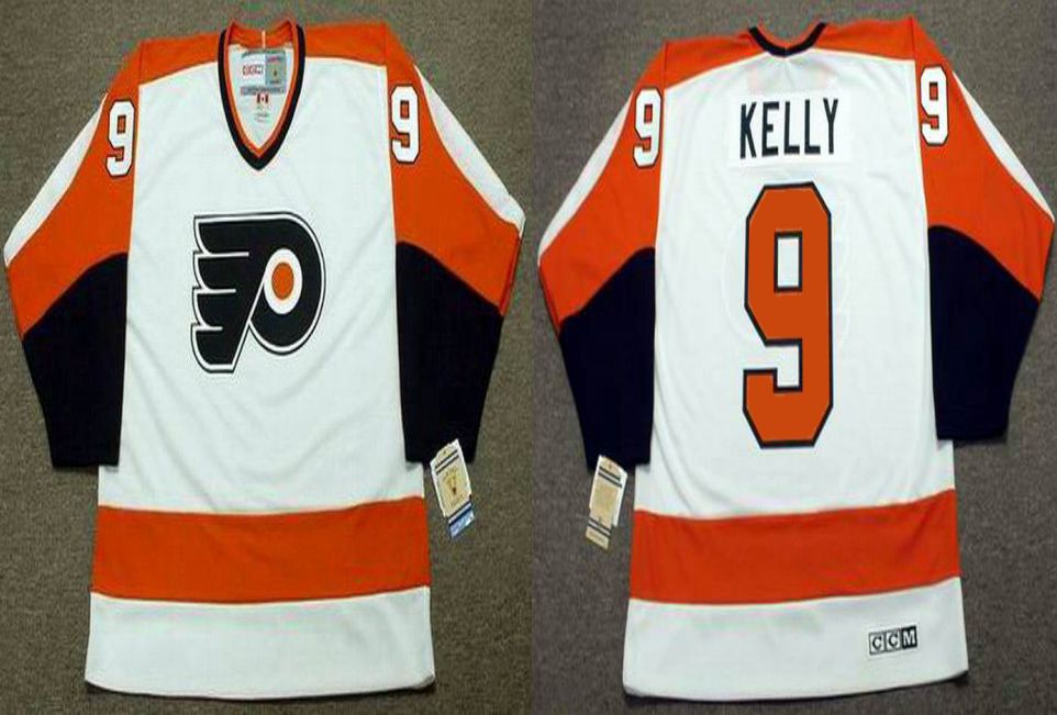 2019 Men Philadelphia Flyers #9 Kelly White CCM NHL jerseys->philadelphia flyers->NHL Jersey
